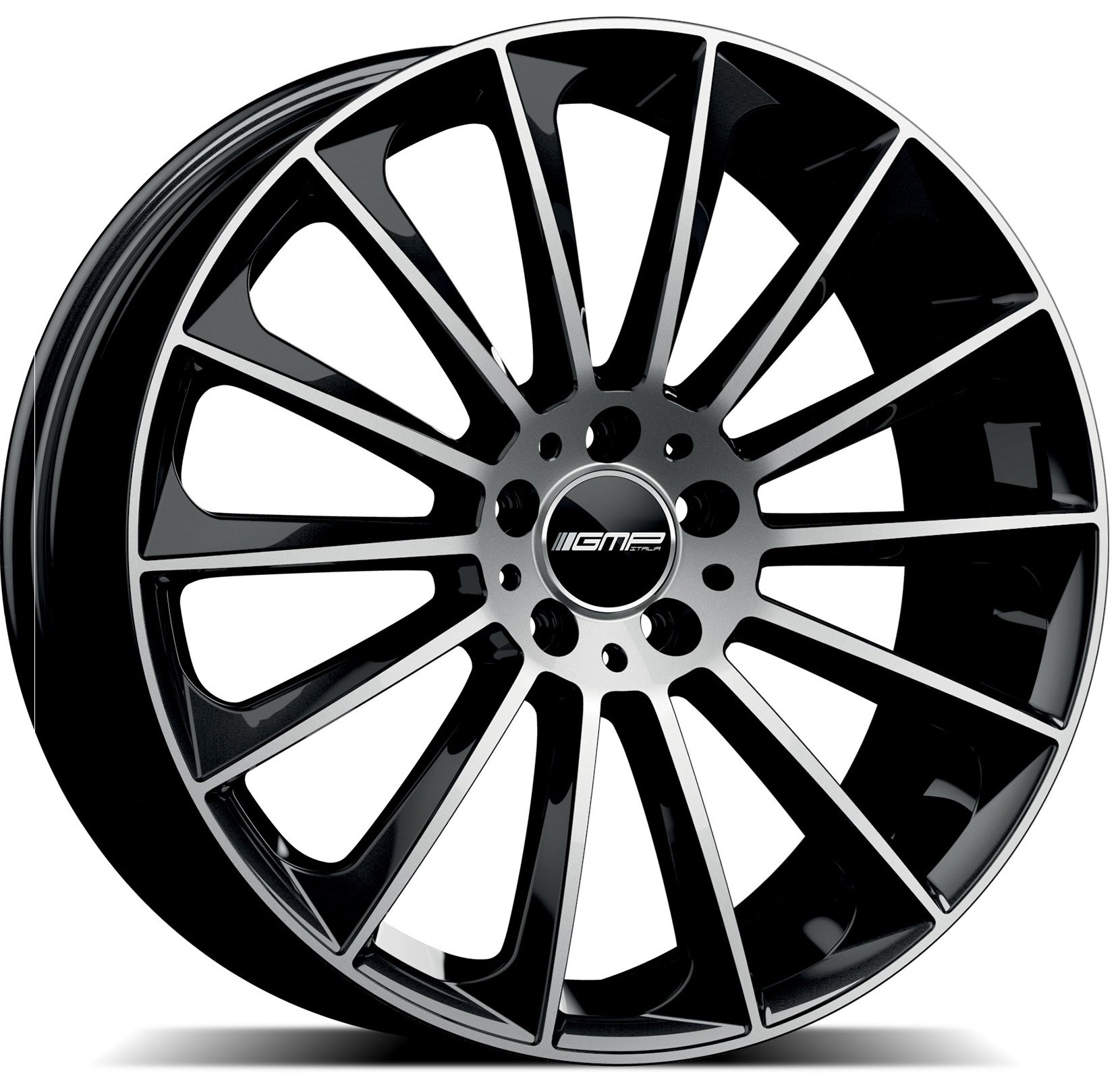 GMP WHEELS STELLAR ZWART GEPOLIJST 8008520101742